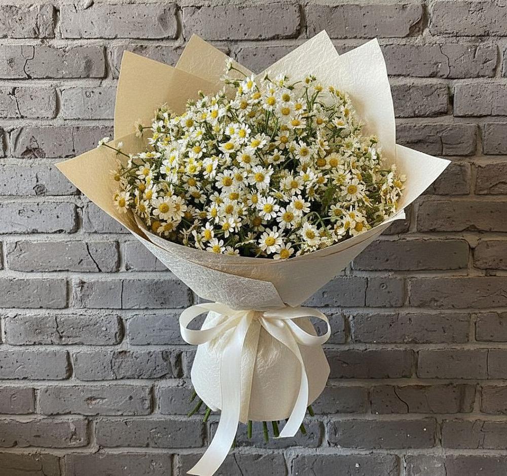 Букет цветов из: Ромашки в Шкуринской