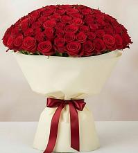 Букет 101 Красная роза Милано в Шкуринской