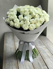 Букет 35 Белых роз в Шкуринской