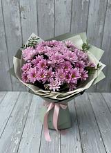 Букет цветов из:  Хризантемы #REPLACE_PRED# Шкуринской