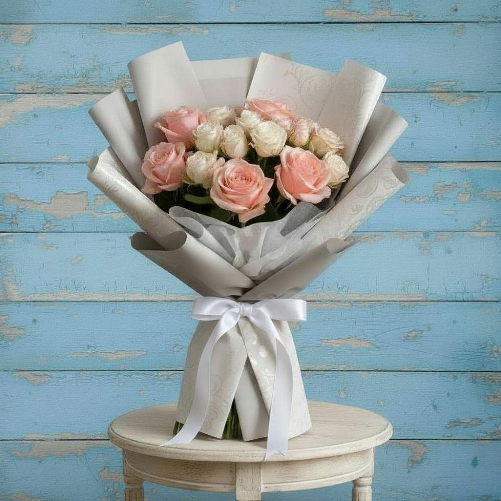 Букет цветов из: Розы в Шкуринской