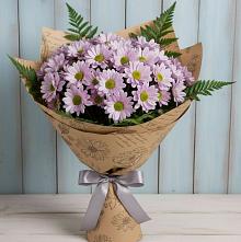 Букет цветов из:  Хризантемы в Шкуринской