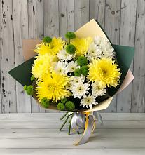 Букет цветов из:  Хризантемы в Шкуринской
