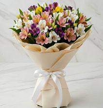 Букет цветов из:  Альстромерии в Шкуринской