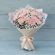 Букет цветов из:  Гвоздики в Шкуринской