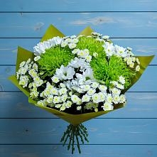 Букет цветов из:  Хризантемы #REPLACE_PRED# Шкуринской