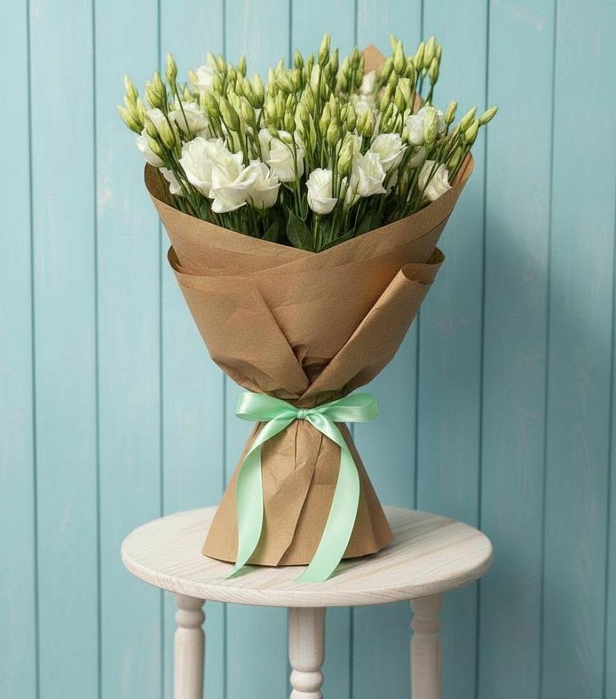 Букет цветов из: Лизиантусы в Шкуринской