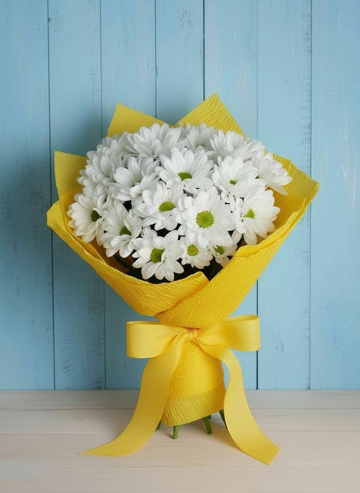 Букет цветов из: Хризантемы в Шкуринской