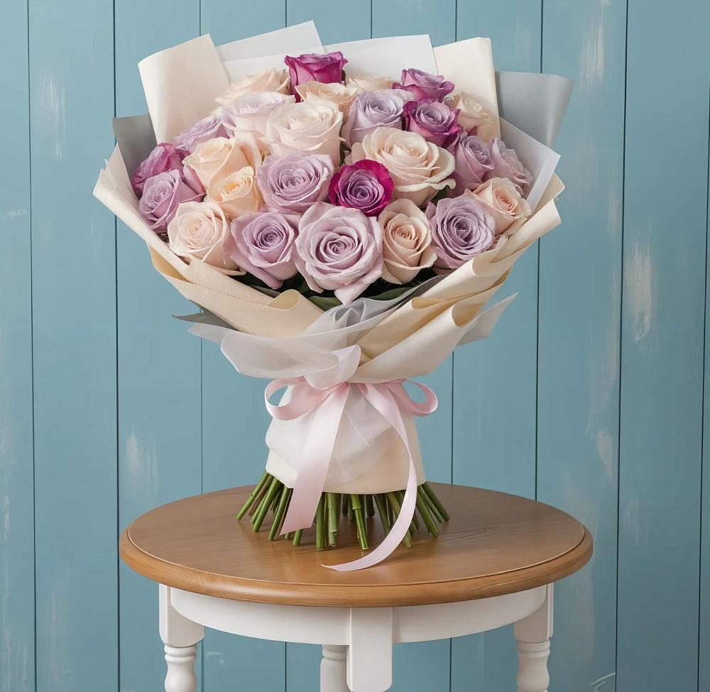 Букет цветов из: Розы в Шкуринской