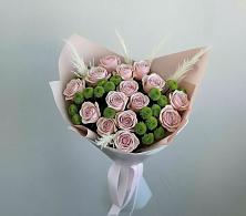 Букет цветов из:  Розы и Хризантемы в Шкуринской