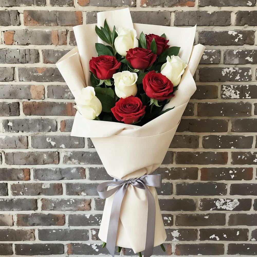 Букет цветов из: Розы в Шкуринской