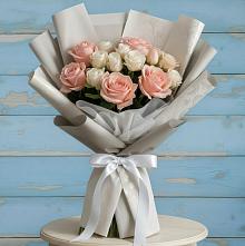 Букет цветов из:  Розы #REPLACE_PRED# Шкуринской