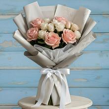 Букет цветов из:  Розы в Шкуринской