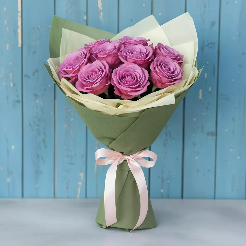 Букет Розы Фёрст Леди в Шкуринской