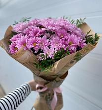 Букет цветов из:  Хризантемы #REPLACE_PRED# Шкуринской