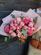 Букет розы в пальмах в Шкуринской Букет цветов из: Розы в Шкуринской