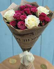 Букет цветов из:  Розы в Шкуринской